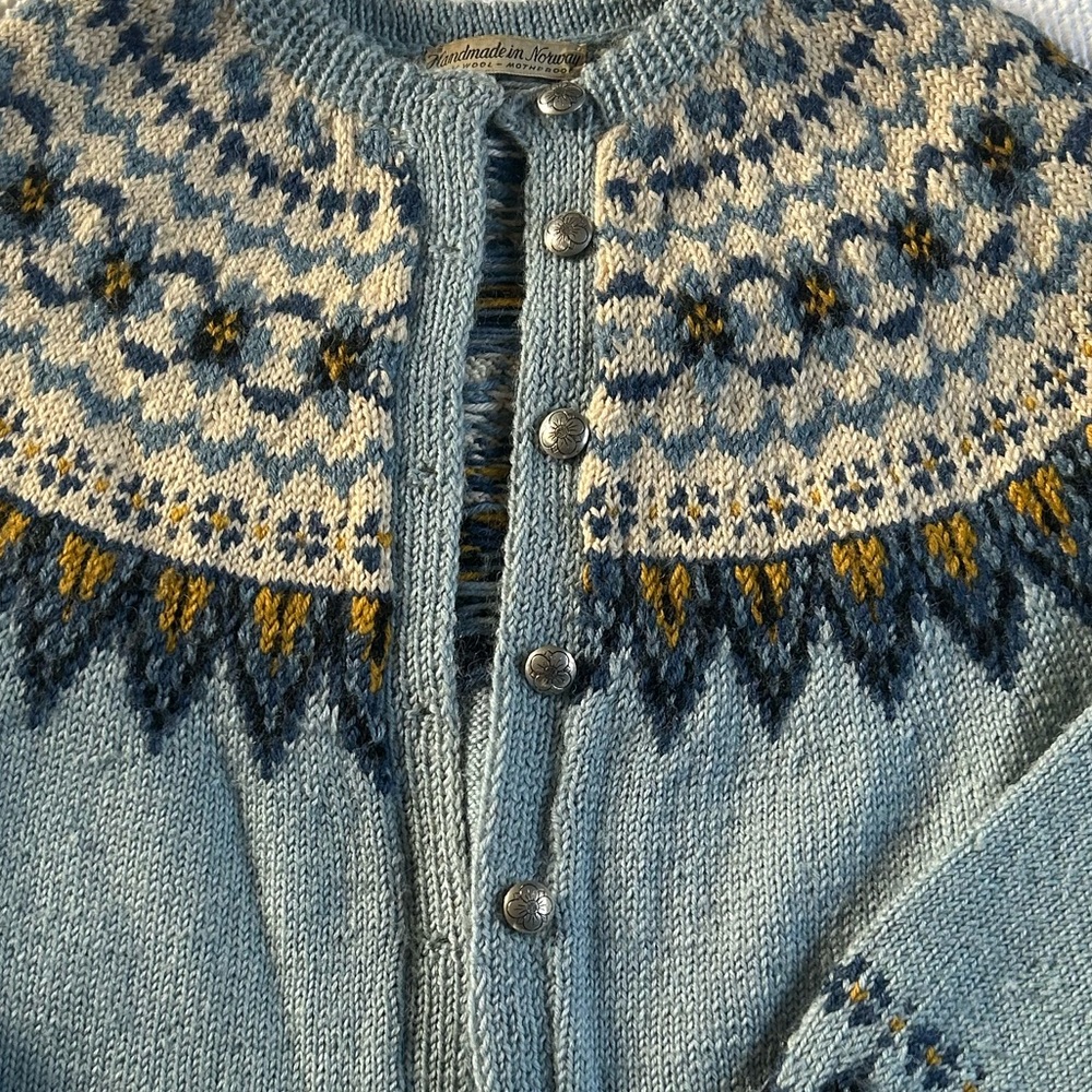 1970's Vintage Norwegian Wool Sweater